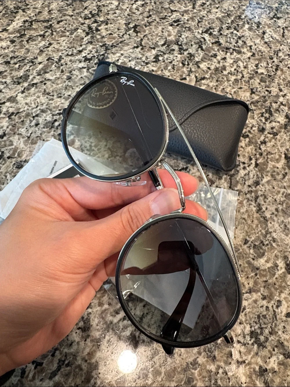 NWT Ray-Ban Women’s Round Double Bridge Sunglasses